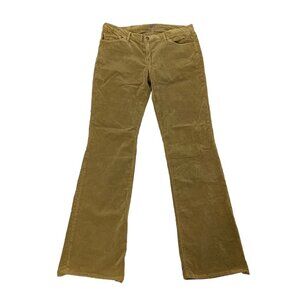 Goldsign Mustard Corduroy Pants 32 Bootcut Y2K Retro Vintage 90s Streetwear Chic